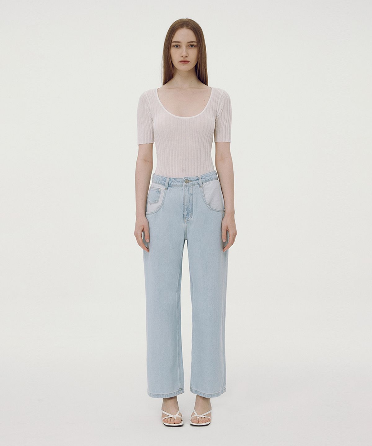 굿덴(GOODDEN) GDWD06R Point Pocket Wide Light Blue