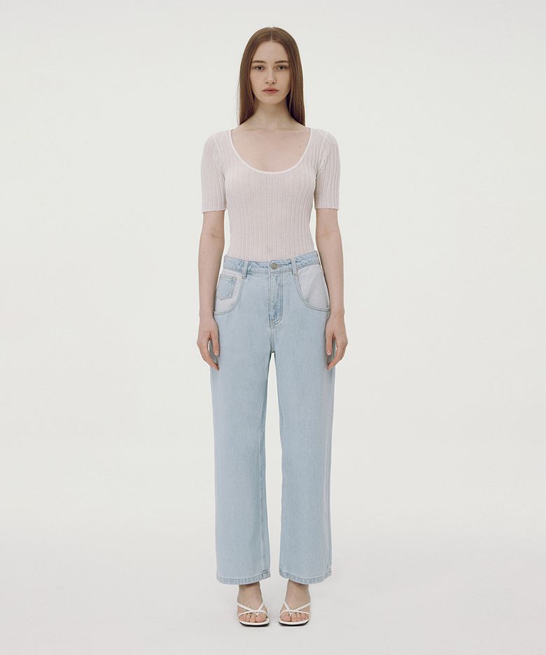 GDWD06R Point Pocket Wide Light Blue