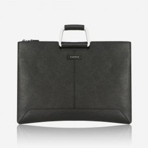 테일러 남자 가죽 서류가방 T11003 블랙 / 라지