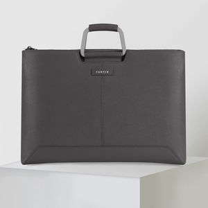 테일러 남자 가죽 서류가방 T11003 그레이 / 라지