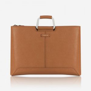 테일러 남자 가죽 서류가방 T11003 탄 / 라지