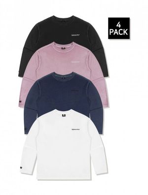 [4-PACK/여름원단] 오버핏 피그먼트 싱글 긴팔티(FCB1TS244M)