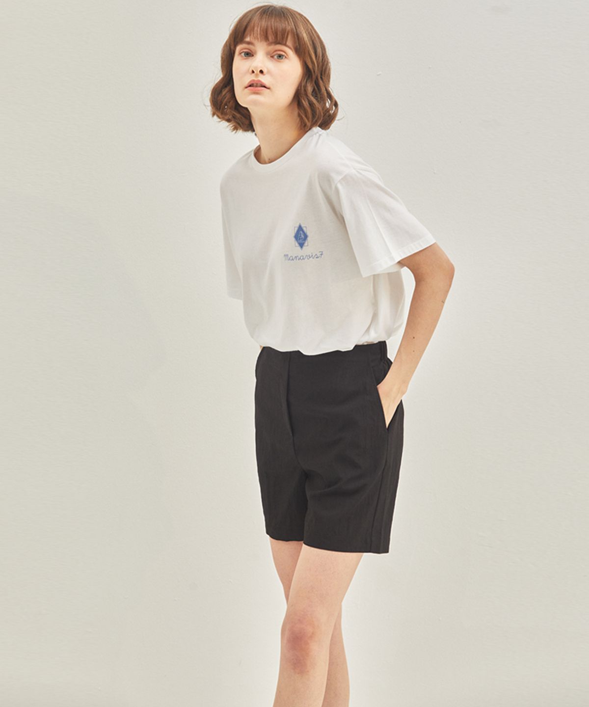 마나비스세븐(MANAVIS7) Banding Shorts Black