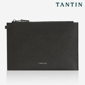 탄틴 테일러 가죽 클러치백 T61001 블랙 / 라지