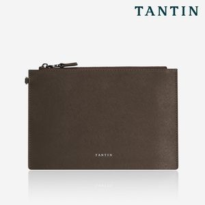 탄틴 테일러 가죽 클러치백 T61001 브라운 / 미디엄
