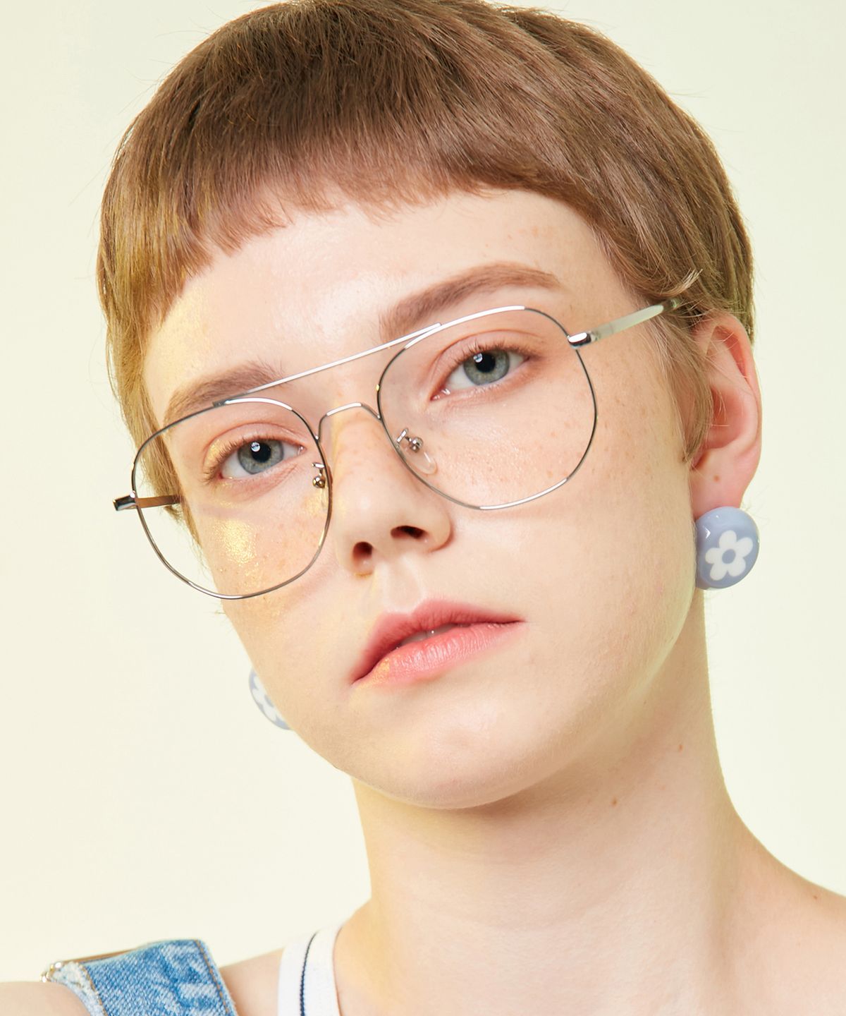 마이부(MY BOO) Flower Button - lilac