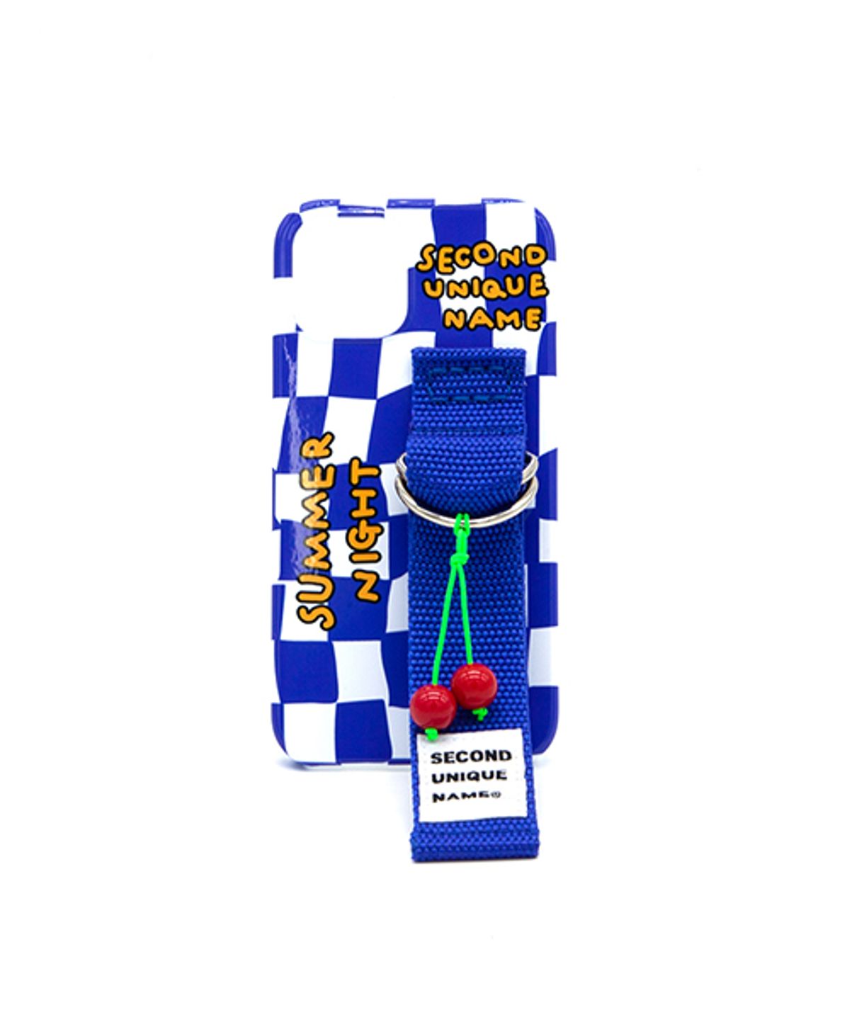 세컨드유니크네임(SECOND UNIQUE NAME) SUN CASE CHECKER BOARD BLUE
