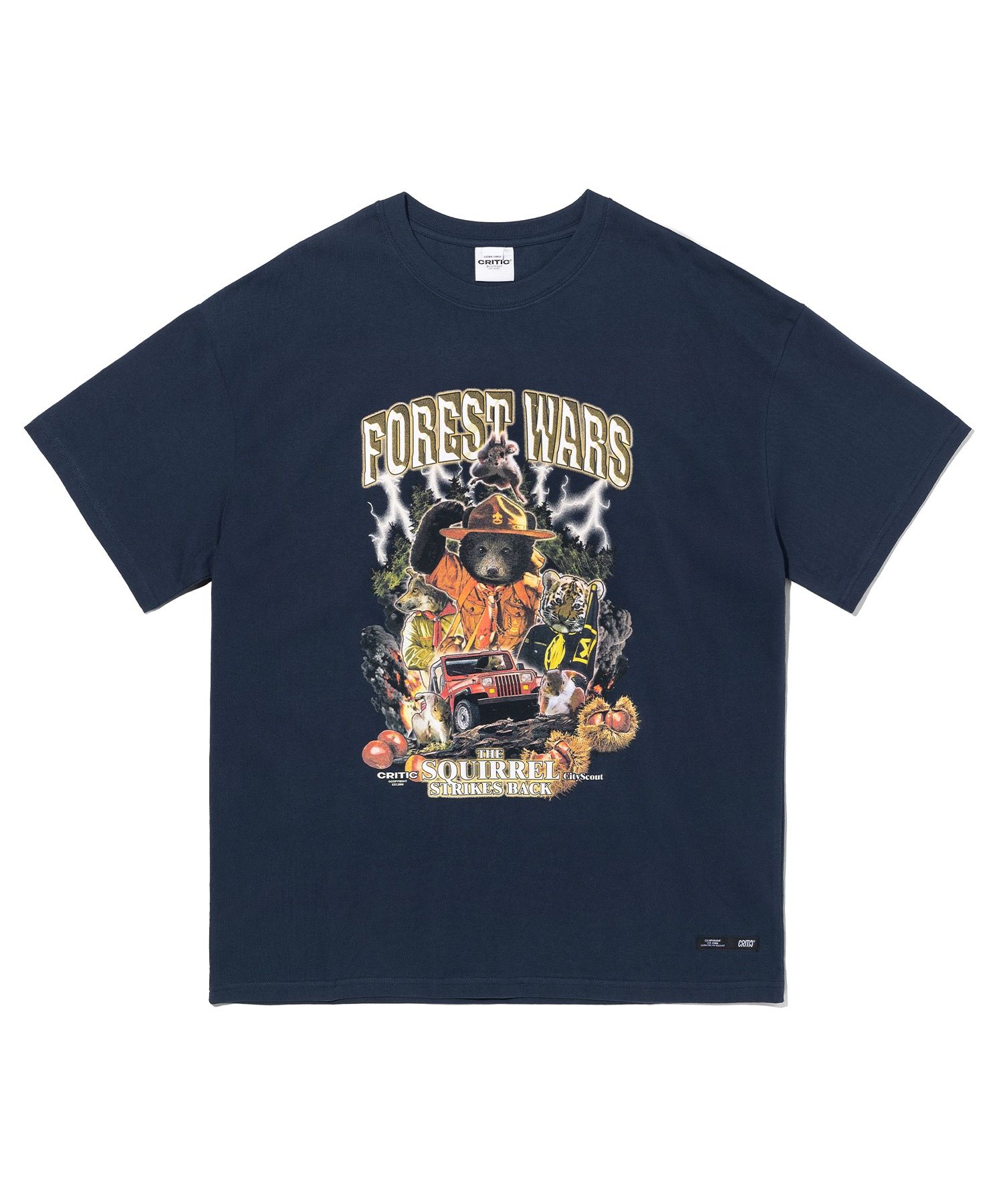 [CRITIC]FOREST WARS Short Sleeve T-Shirt/追跡付 MUSINSA | CRITIC FOREST WARS Short Sleeve T-shirt D/Mint