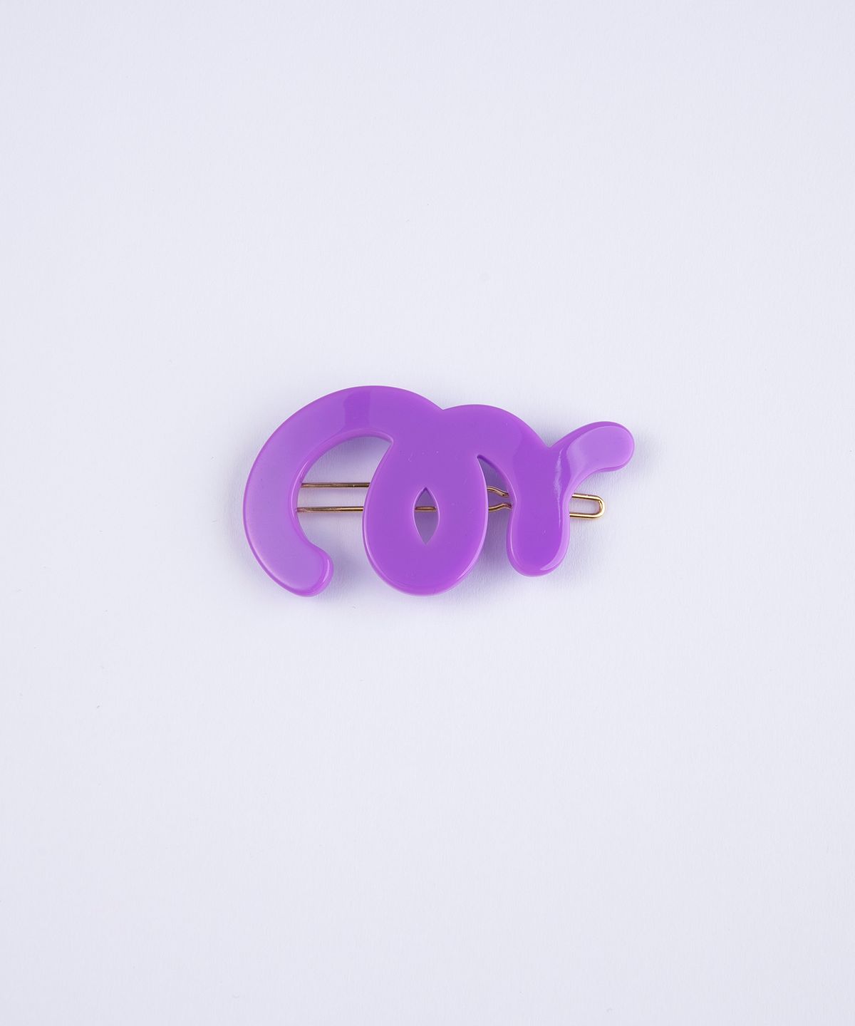 마이부(MY BOO) Spring Hairpin - purple