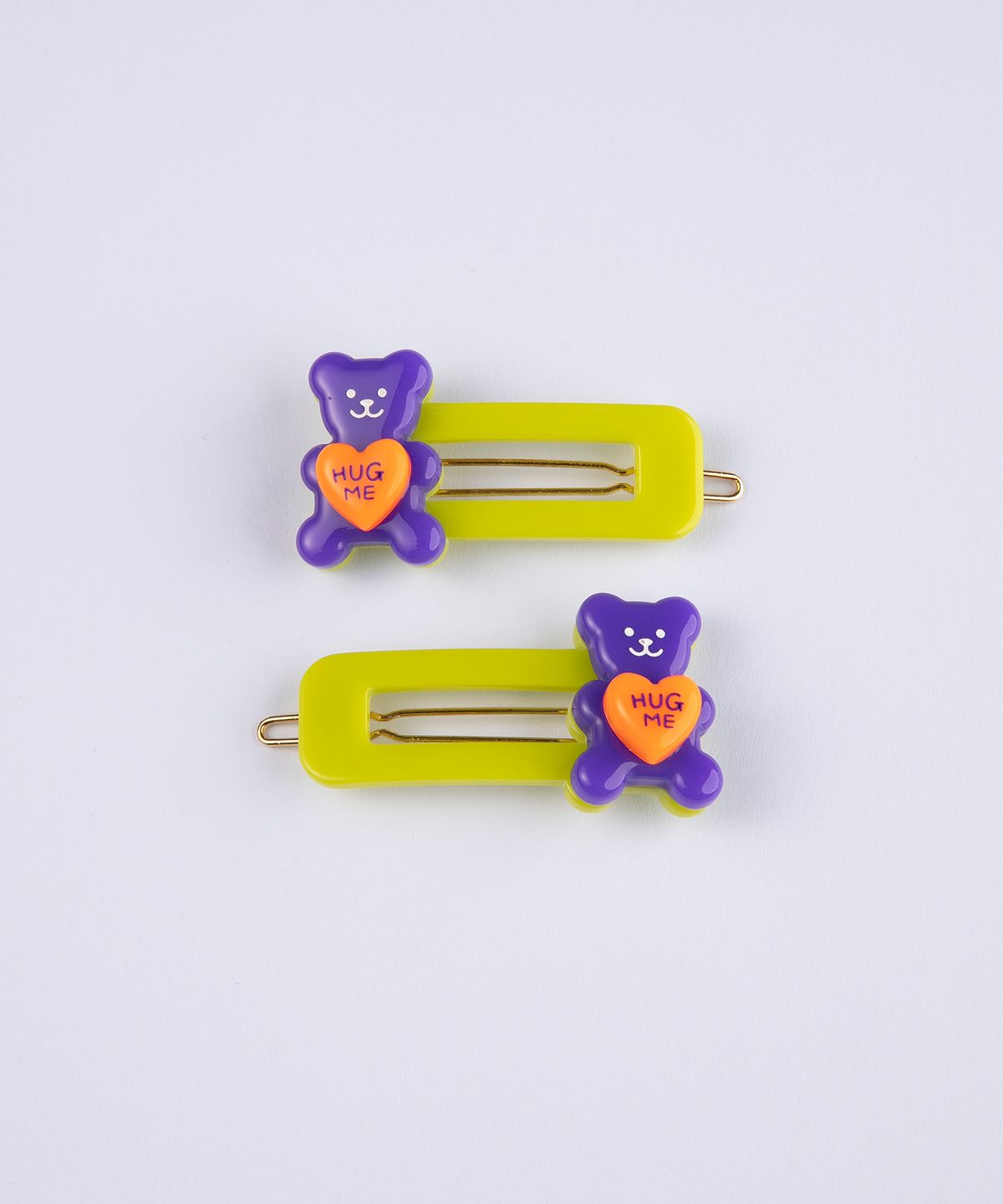 마이부(MY BOO) My TeddyBear Hairpin - purple