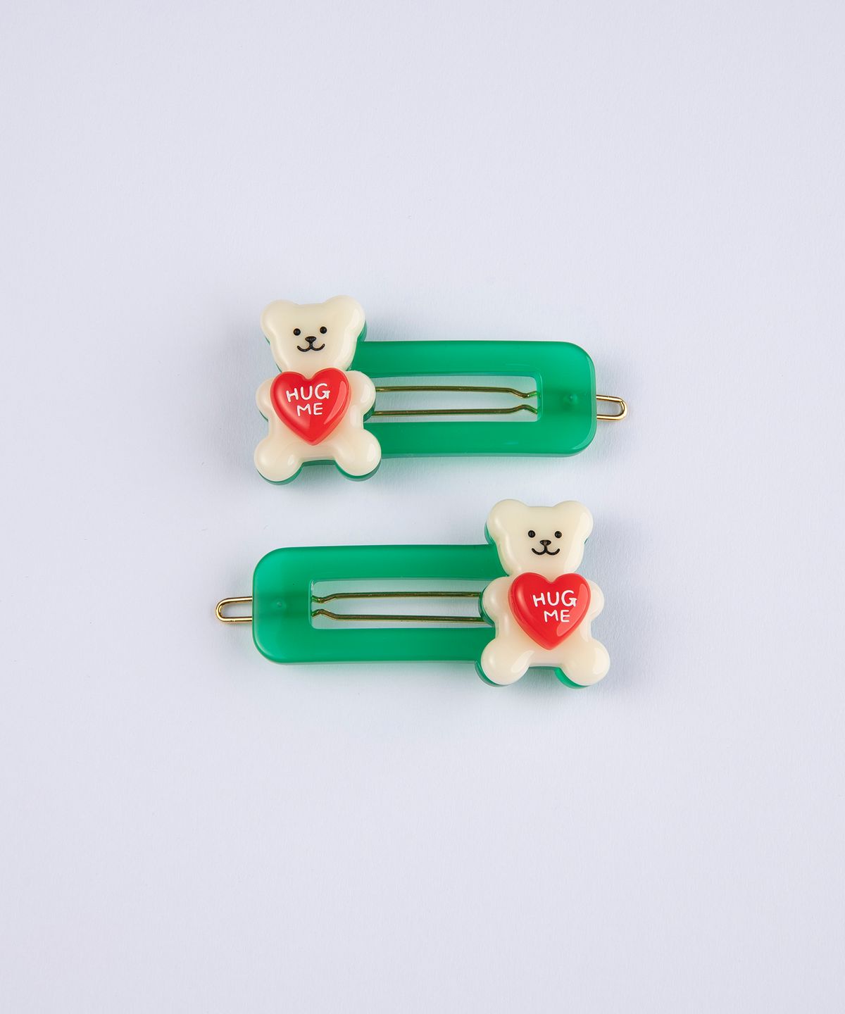 마이부(MY BOO) My TeddyBear Hairpin - white