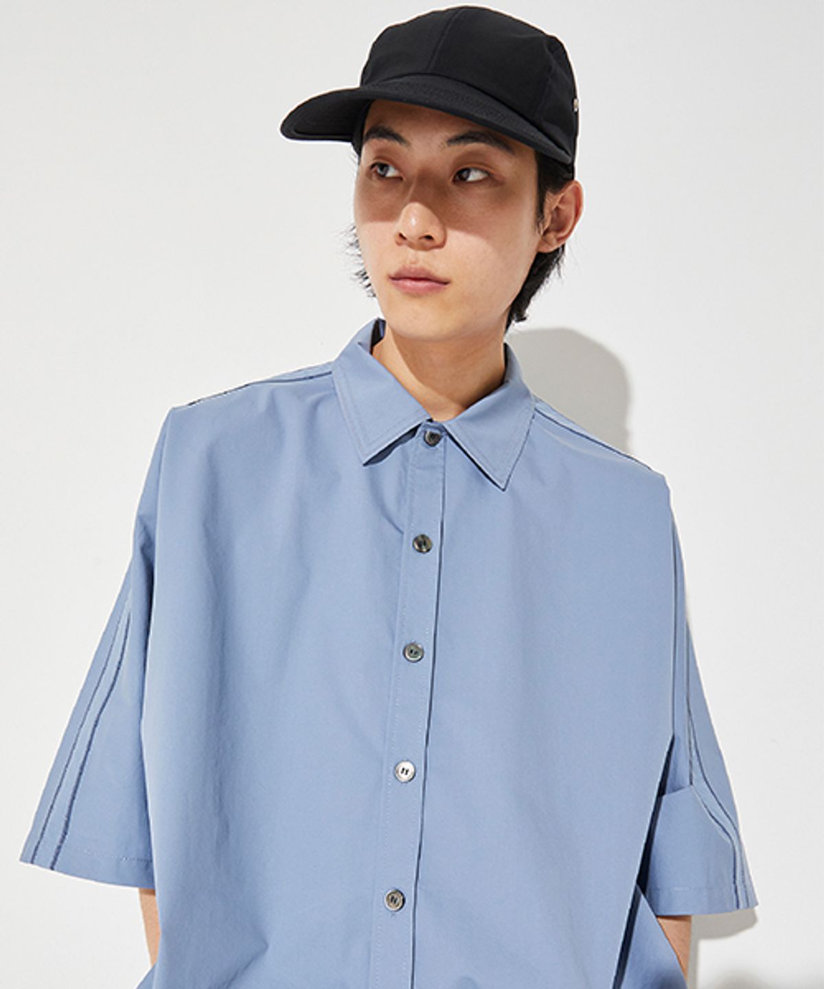로코베이직(LOCOBASIC) Cap001 / 빅 바이져 캡 (Black)