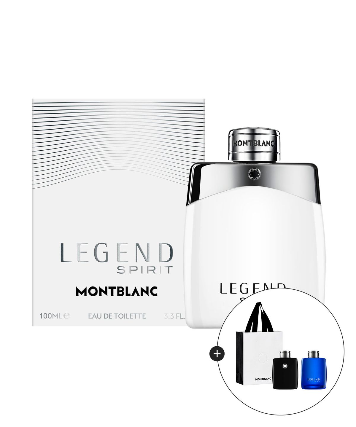 몽블랑 퍼퓸(MONTBLANC PARFUMS) 레전드 스피릿 EDT 100ML(+미니어처 4.5ML 2종)