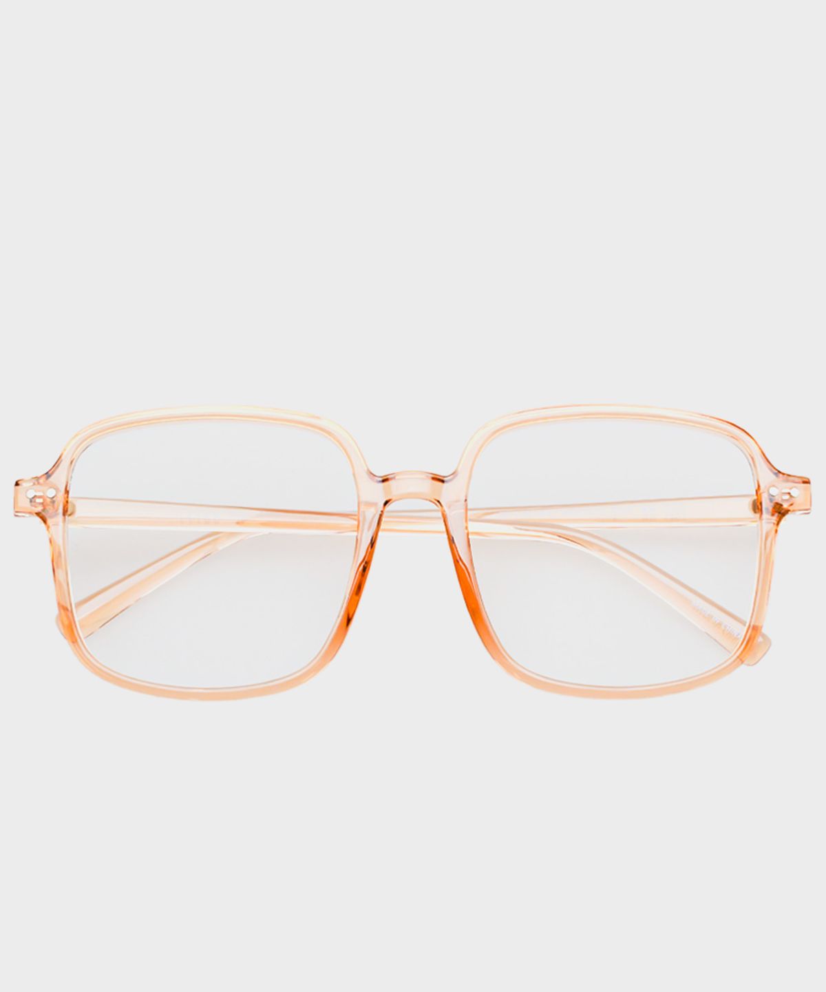 일삼사엠엠(134MM) 빅사이즈 사각 투명브라운 M000876