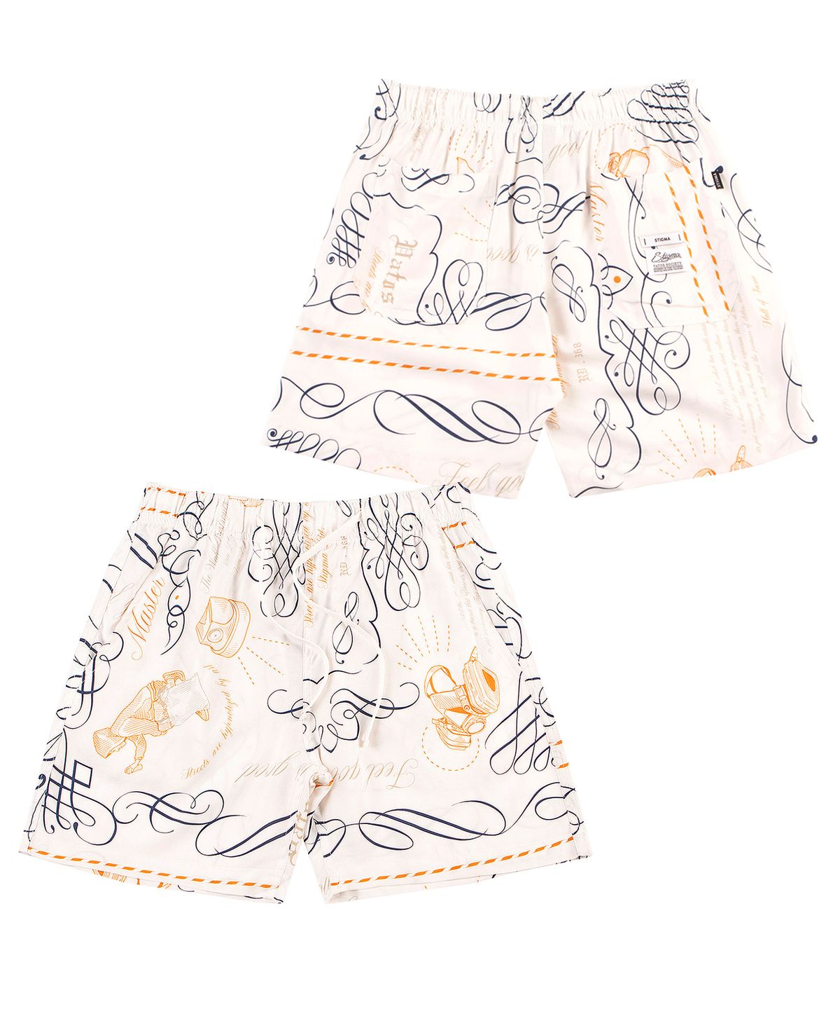 스티그마(STIGMA) MASTERPIECE RAYON SHORT PANTS IVORY