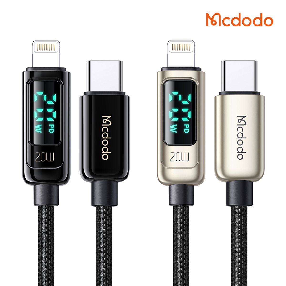 맥도도(MCDODO) 디스플레이 C타입 to 라이트닝 8핀 PD 고속충전 케이블