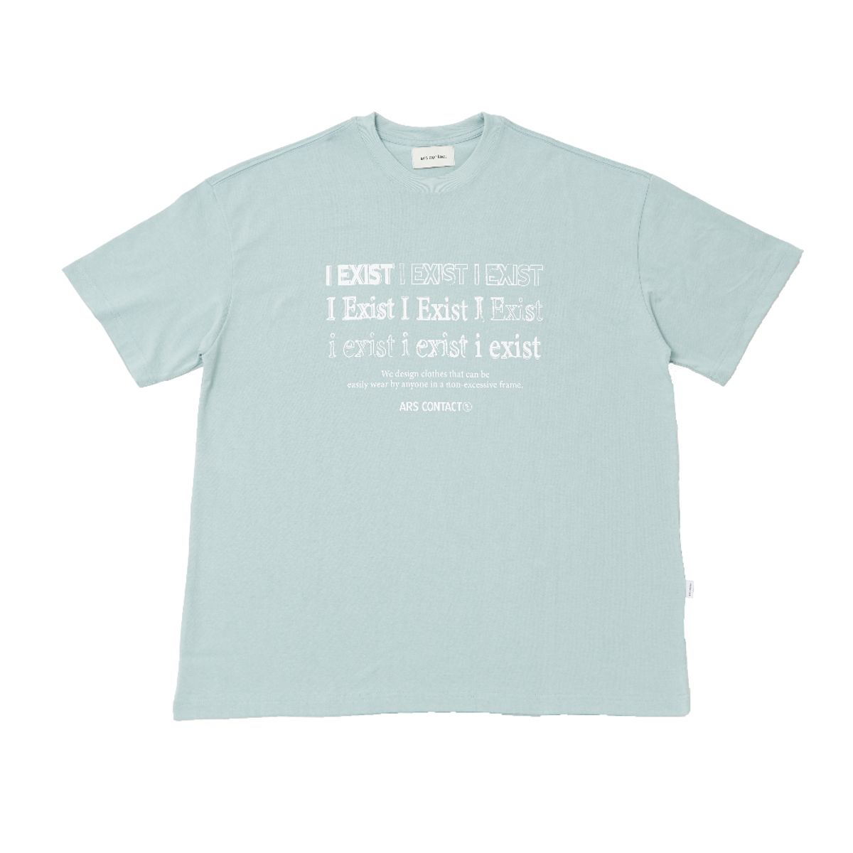 아르스 콘택트(ARSCONTACT) i Exist Tee. Light.Mint