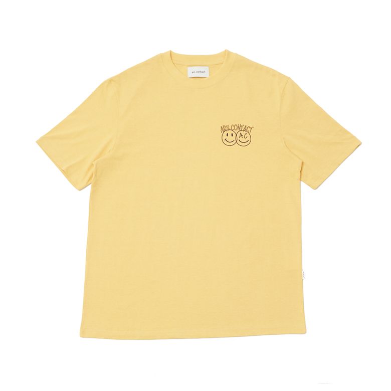 AC Smile Tee. H.Yellow