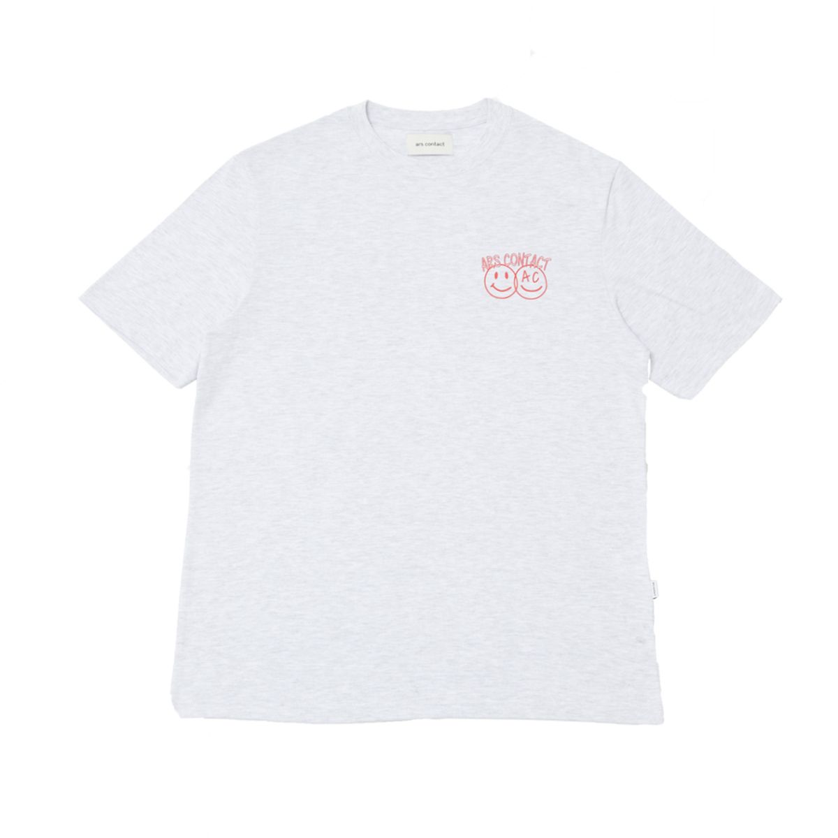 아르스 콘택트(ARSCONTACT) AC Smile Tee.Gray