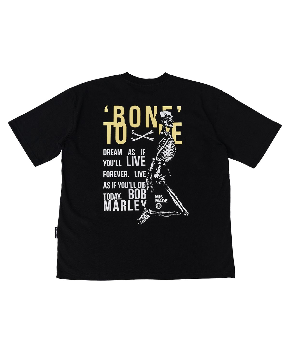 미스메이드(MISMADE) Whole body skull t-shirts (Black)