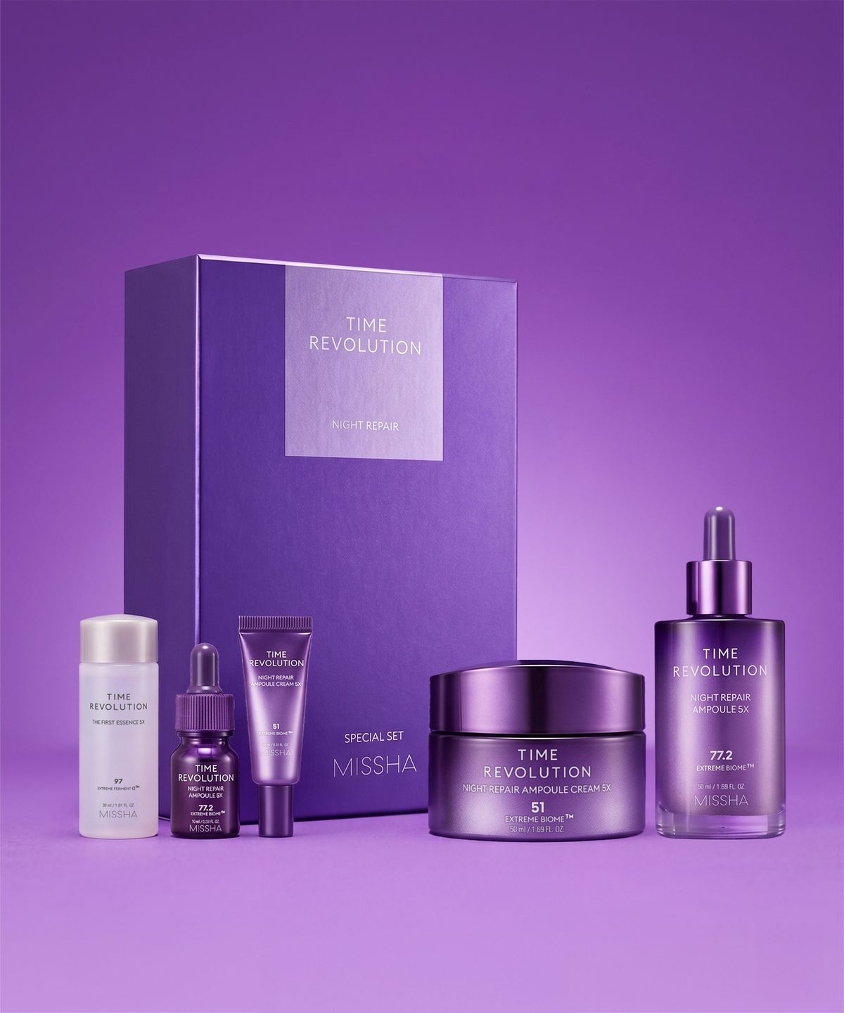 미샤(MISSHA) 타임레볼루션 나이트리페어 2종 기획세트