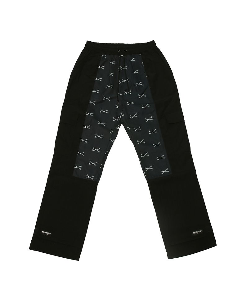 Bone multi cargo pants (Black)