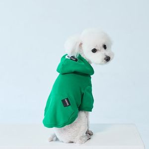 NO PLAN 클라우드 로고 퍼피 후디_그린