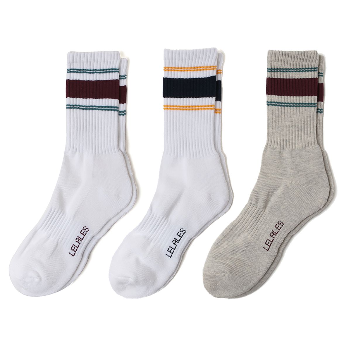 르라레(LELALES) [3pack] 르라레 크루삭스