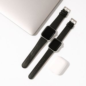 [애플워치 38-42mm 호환]  블랙 프리미엄 가죽 스트랩 LL2S21300PSB