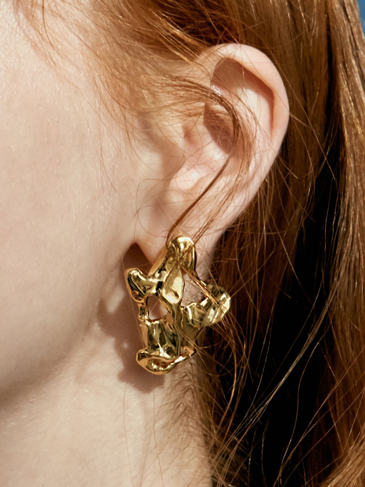 파피(POPPI) Single deep flow earring (L)