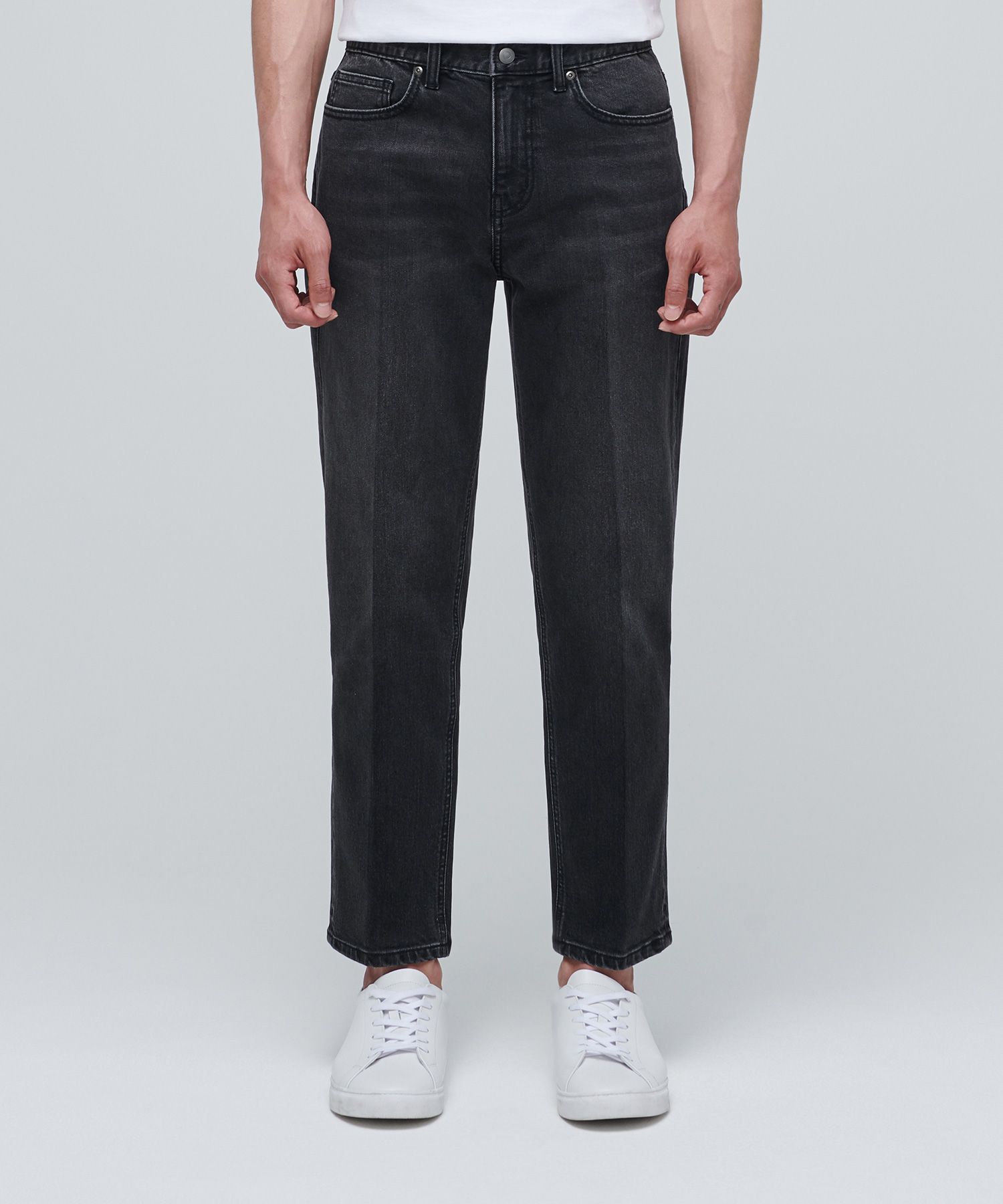 ★MUSINSA STANDARD★ Denim Wide Carpenter Pants Washed Black MUSINSA | MUSINSA STANDARD WOMAN Women's Denim Wide