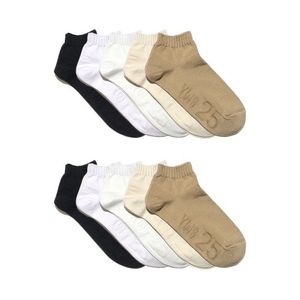 [10팩][5사이즈][5컬러]WORK SIZE - LOW 기본 플레인양말