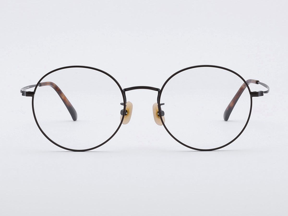알로아이웨어(ALO EYEWEAR) [ALOXROUNZ] AR8101A C5 오버사이즈 브라운 라운드 안경테