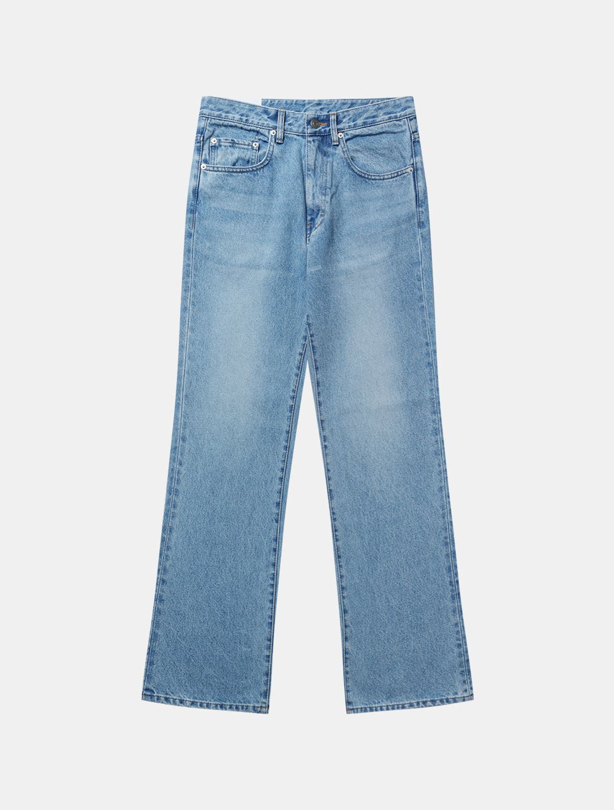 데호(DEHO) BOOT CUT DENIM [Light blue]