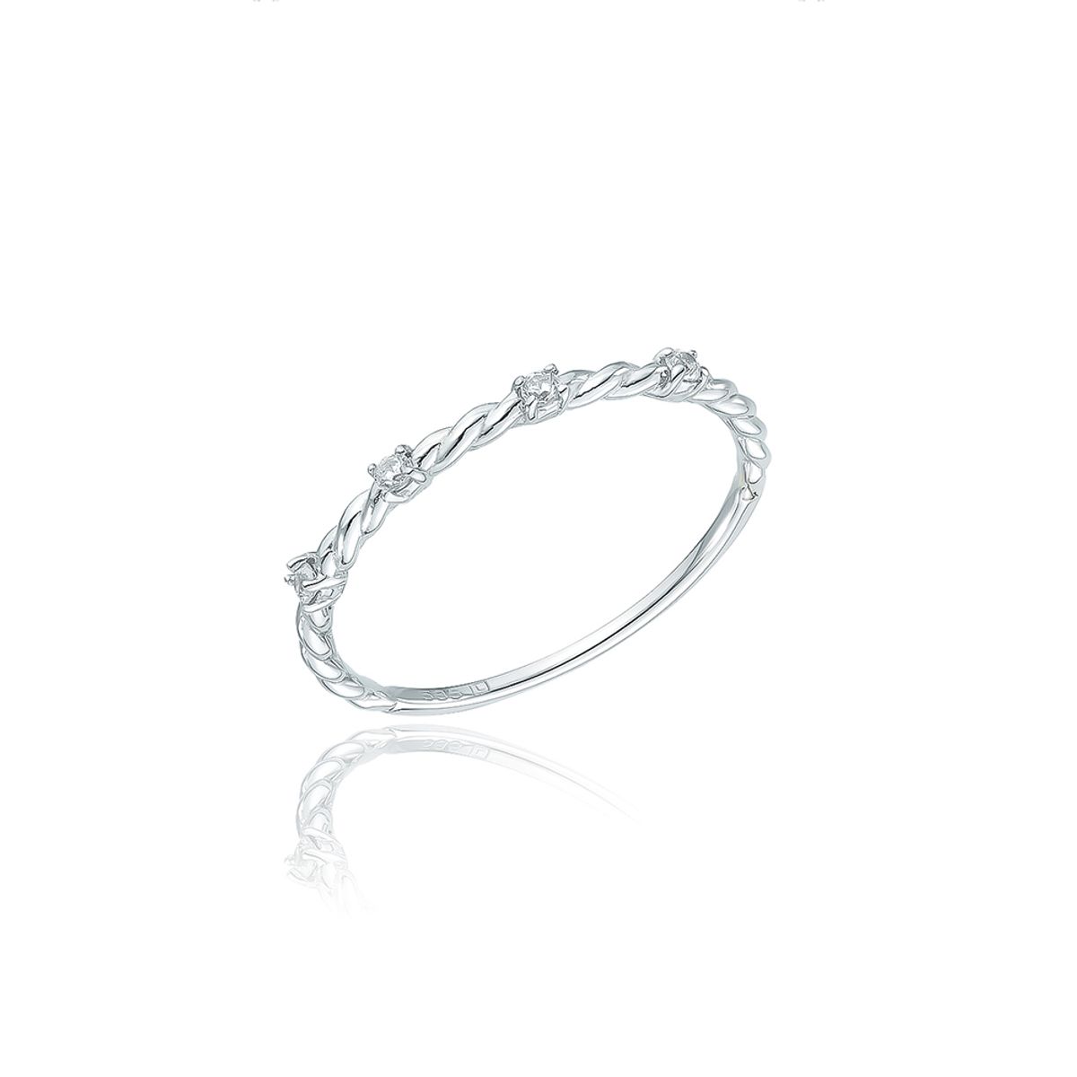 로이드(LLOYD) DIAMOND 14K GOLD 디라이트 트위스트링 LRF21111D
