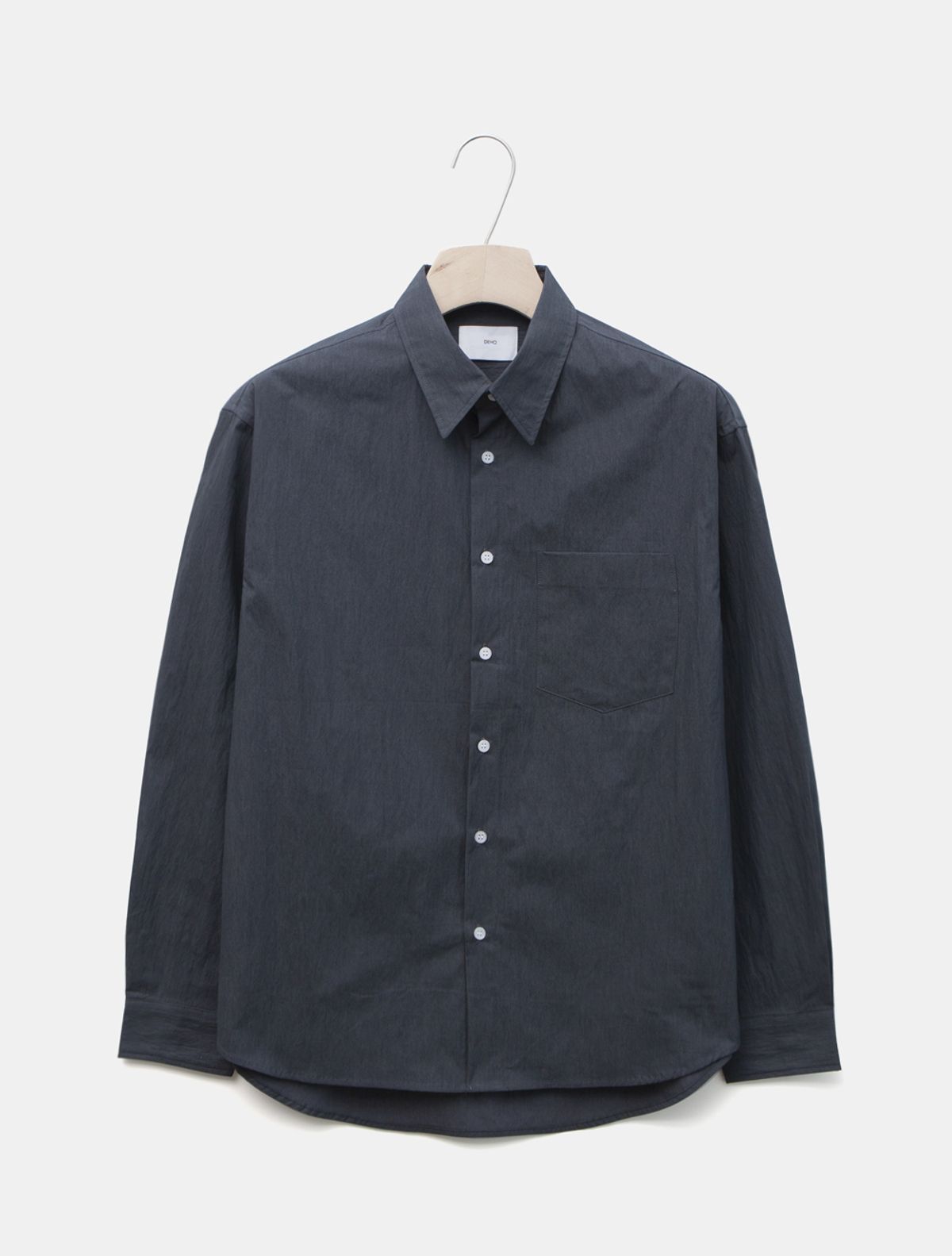 데호(DEHO) STANDARD C/N SHIRTS [Charcoal]