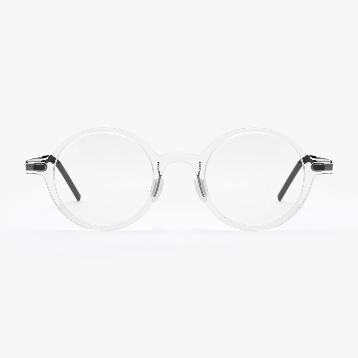 알로아이웨어(ALO EYEWEAR) [ALOXROUNZ] The air ARA5103 C2 초경량 라운드 오버사이즈 투명 클리어 안경테