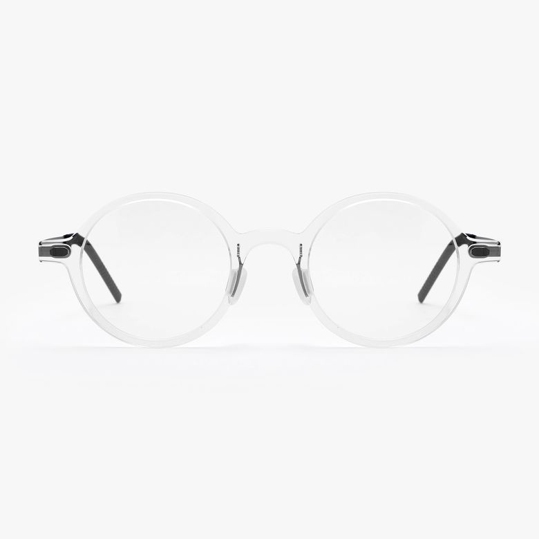 [ALOXROUNZ] The air ARA5103 C2 초경량 라운드 오버사이즈 투명 클리어 안경테
