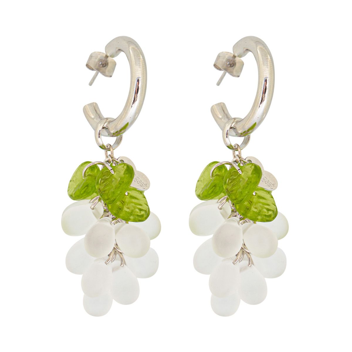 스윙셋(SWINGSET) Grape Earrings (White)
