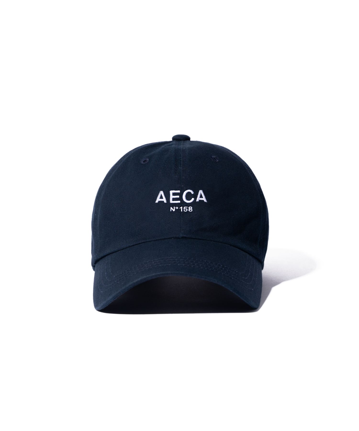 MUSINSA | AECA WHITE AECA LOGO CAP-NAVY