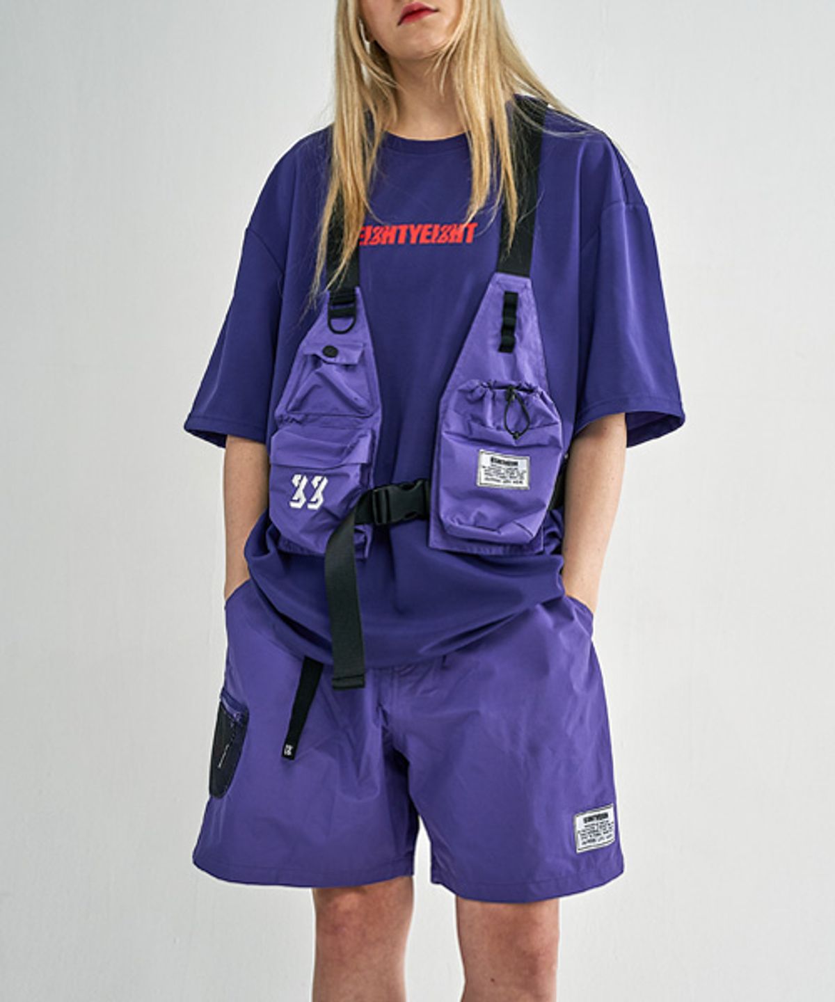 88리미티드(88LIMITED) BREATHBRIC SUPER WATERPROOFING Pants (Purple)