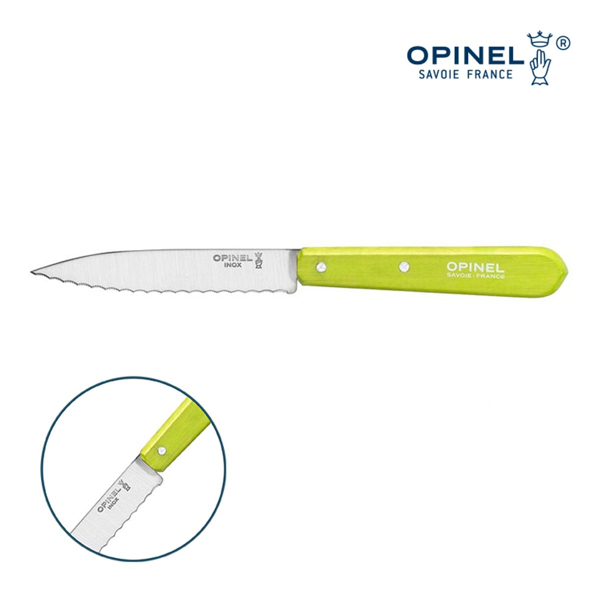 오피넬(OPINEL) NO.113 톱날형 나이프 (Apple Green)
