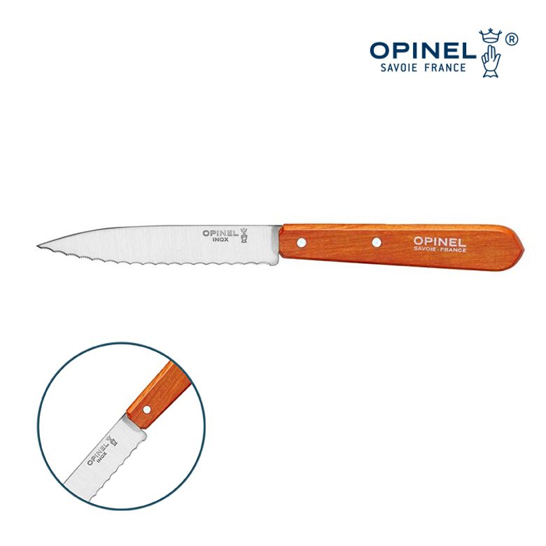 OPINEL NO.113 톱날형 나이프 (Tangerine)