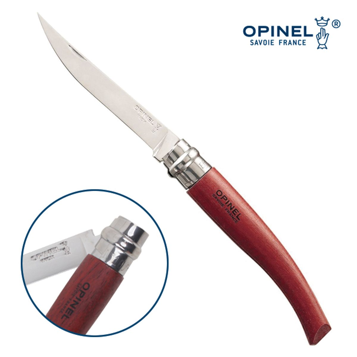 오피넬(OPINEL) 프랑스 캠핑 나이프 에필레 10번 부빈가 자단나무