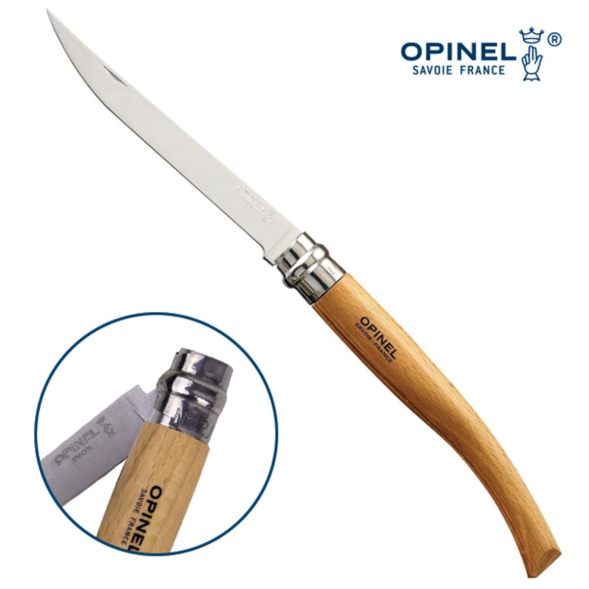 오피넬(OPINEL) 프랑스 캠핑 나이프 에필레 12번 너도 밤나무