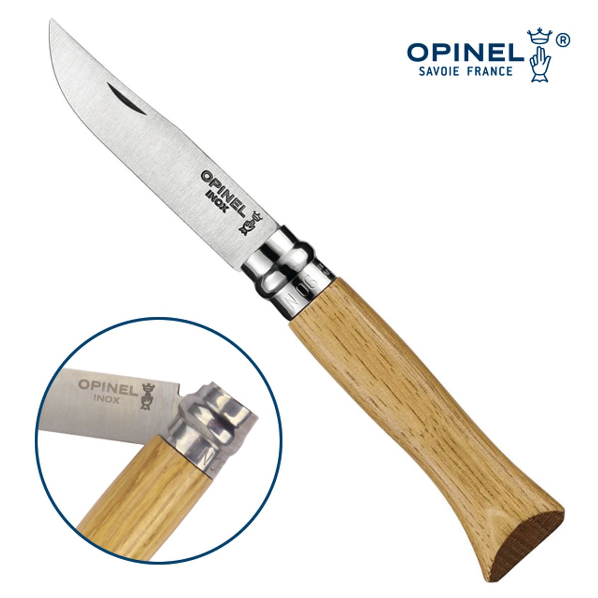 오피넬(OPINEL) 프랑스 캠핑 나이프 클래식 6번 참나무