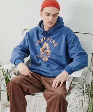 DB4121 캠프파이어 후드 다크블루