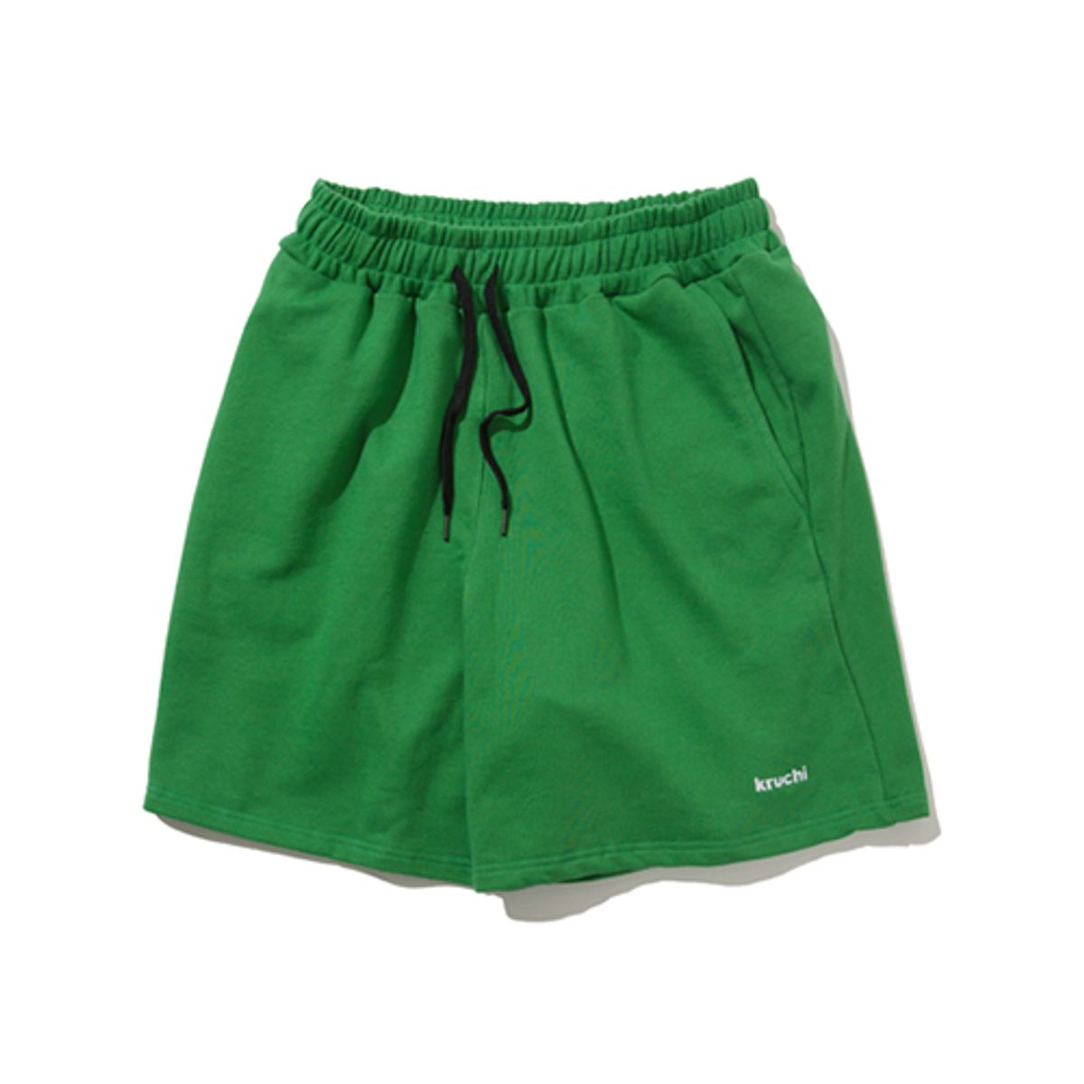크루치(KRUCHI) SWEAT SHORTS PANTS (GREEN)