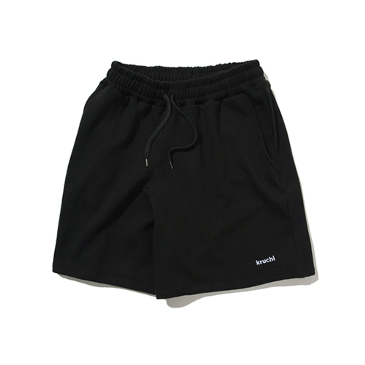크루치(KRUCHI) SWEAT SHORTS PANTS (BLACK)