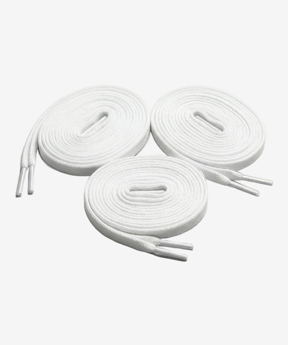 엘에이알(lar) 왁스 코팅 신발끈 화이트 x 3묶음 (115cm)